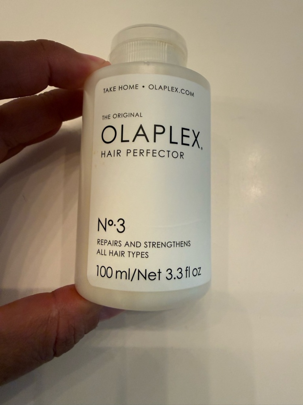 OLAPLEX No.3 Hair Perfector White Bottle